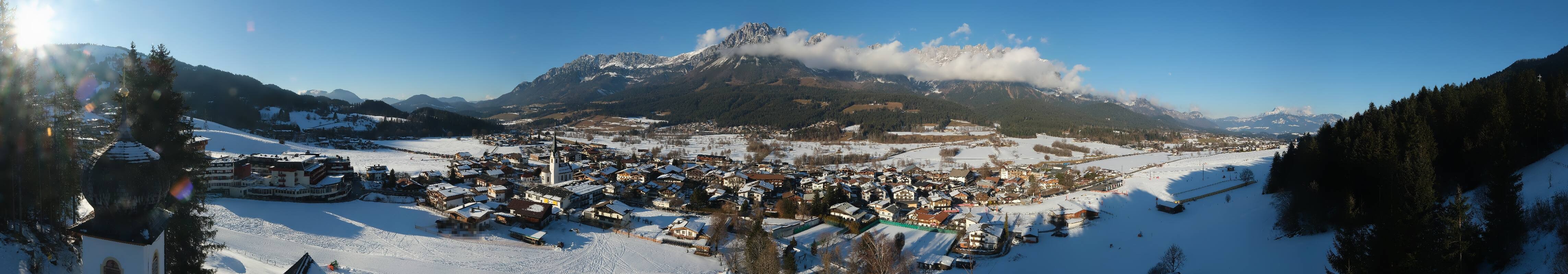 Archiv Foto Webcam Ellmau, Wilder Kaiser