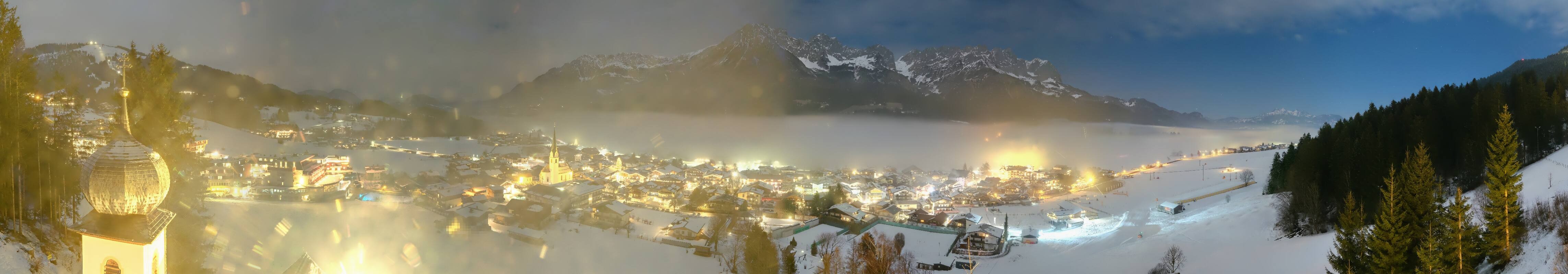 Archiv Foto Webcam Ellmau, Wilder Kaiser