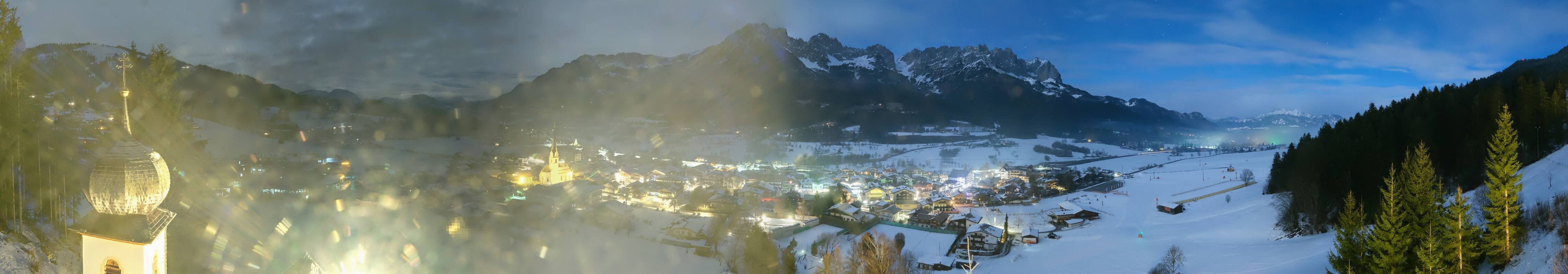 Archiv Foto Webcam Ellmau, Wilder Kaiser