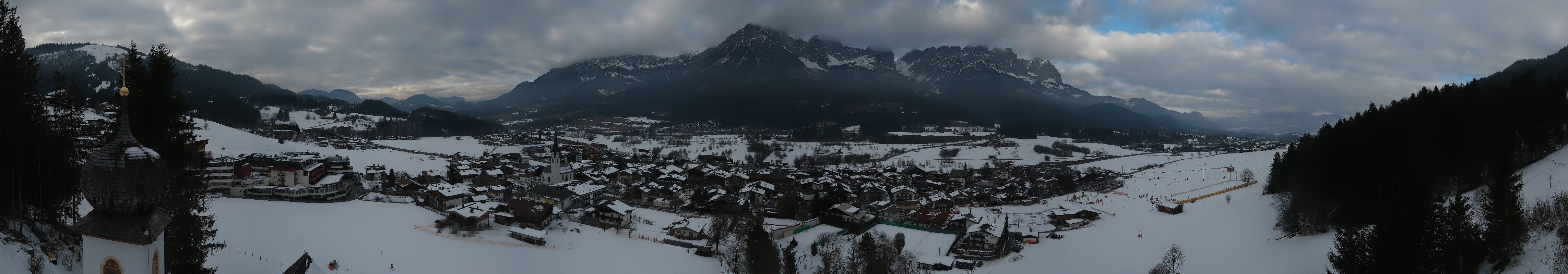 Archiv Foto Webcam Ellmau, Wilder Kaiser