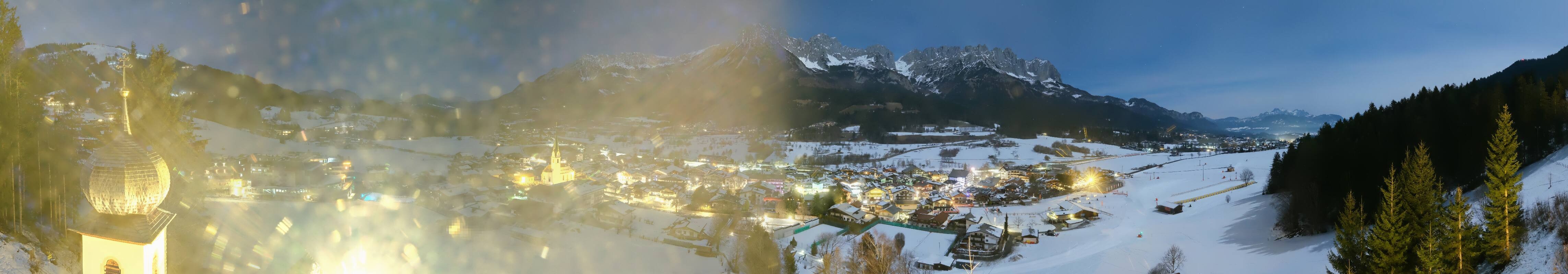 Archived image Webcam Ellmau, mountain range Wilder Kaiser