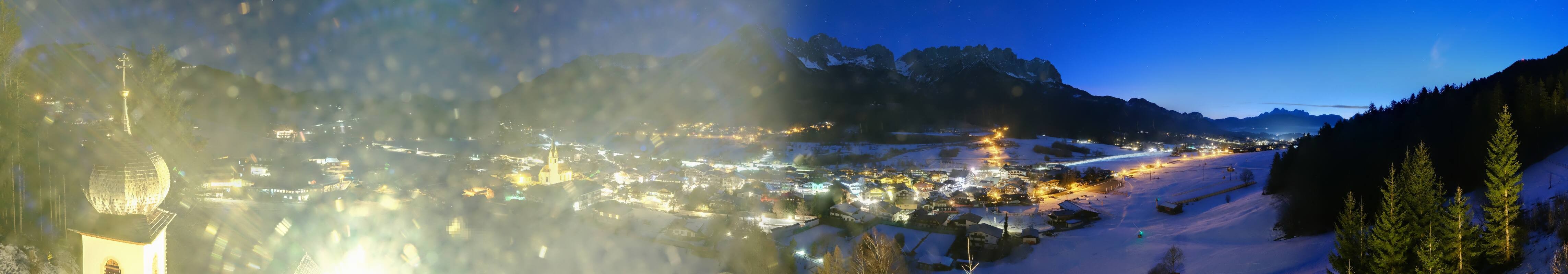 Archived image Webcam Ellmau, mountain range Wilder Kaiser