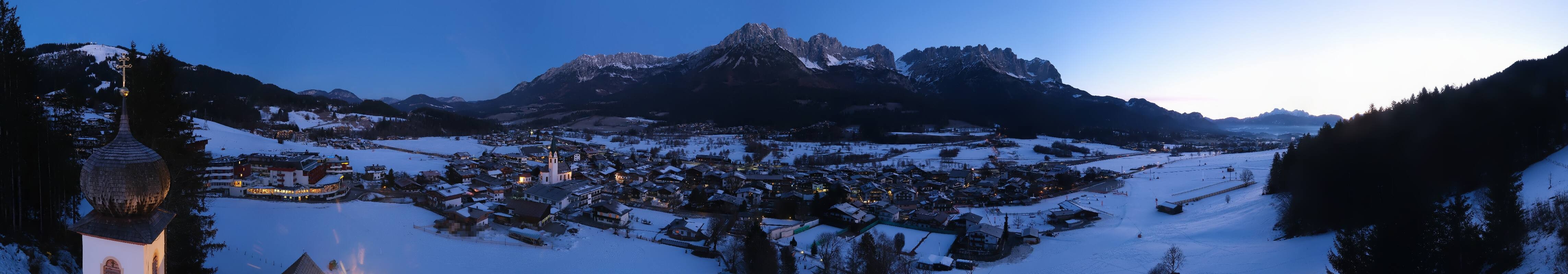 Archived image Webcam Ellmau, mountain range Wilder Kaiser