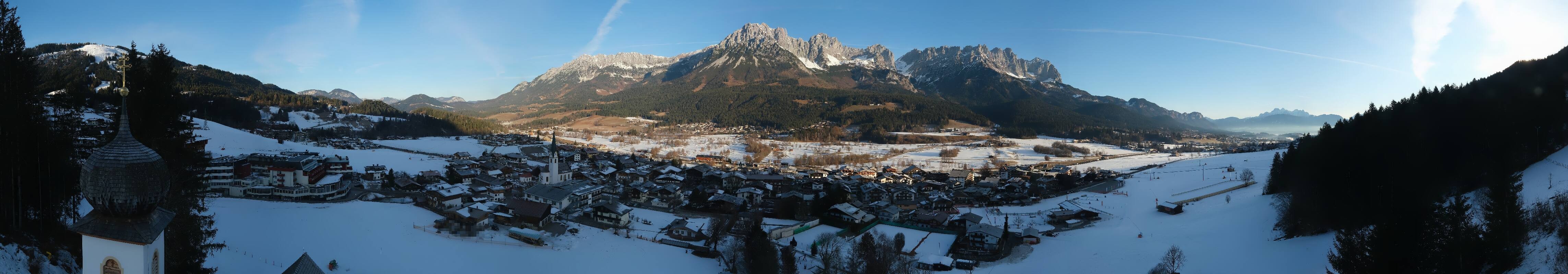 Archived image Webcam Ellmau, mountain range Wilder Kaiser