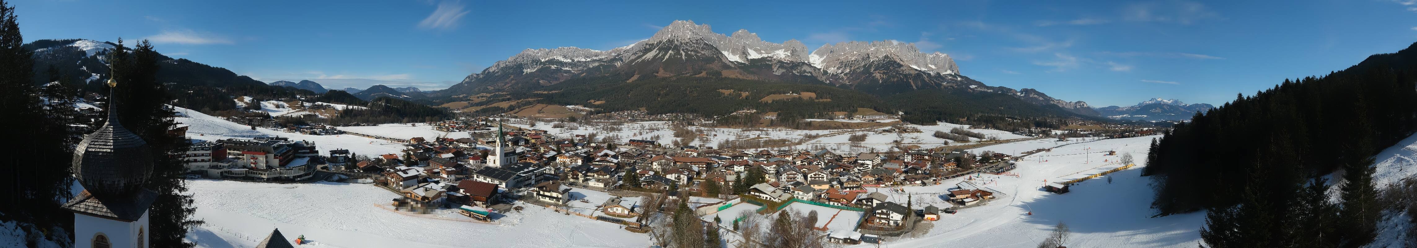 Archived image Webcam Ellmau, mountain range Wilder Kaiser