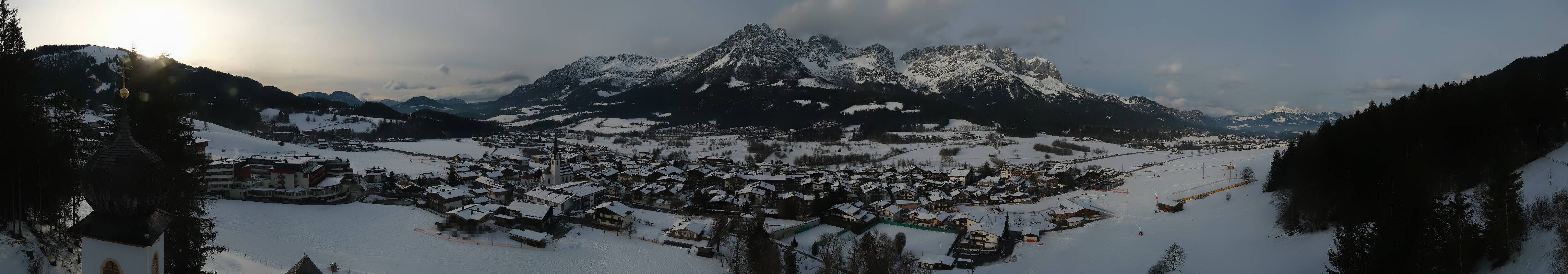 Archived image Webcam Ellmau, mountain range Wilder Kaiser