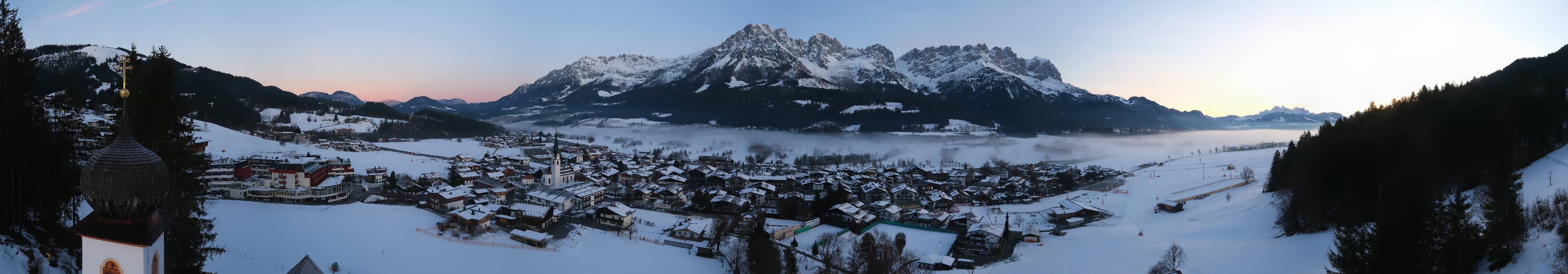 Archived image Webcam Ellmau, mountain range Wilder Kaiser
