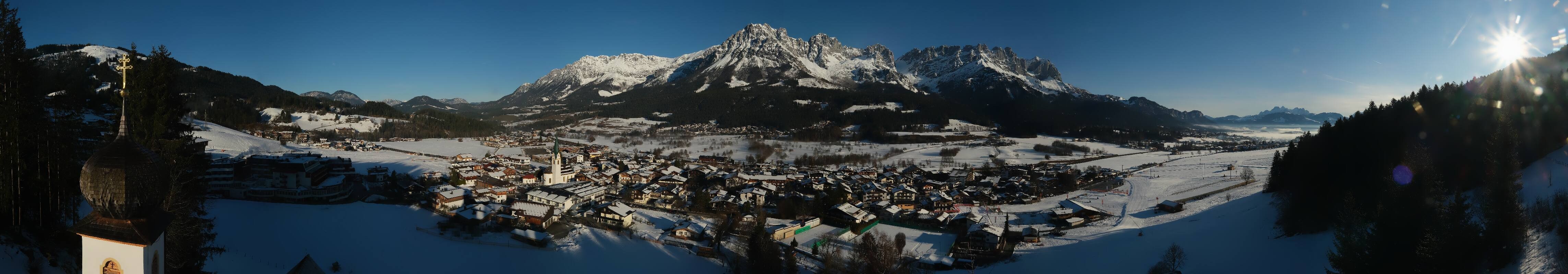 Archived image Webcam Ellmau, mountain range Wilder Kaiser