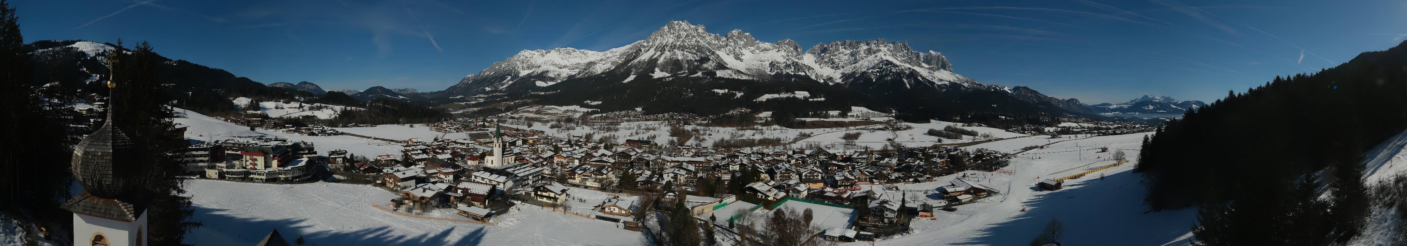 Archived image Webcam Ellmau, mountain range Wilder Kaiser