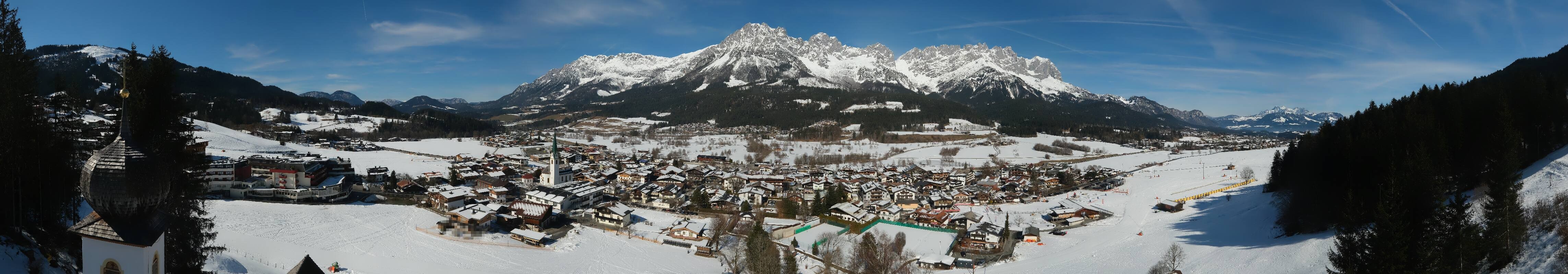 Archived image Webcam Ellmau, mountain range Wilder Kaiser