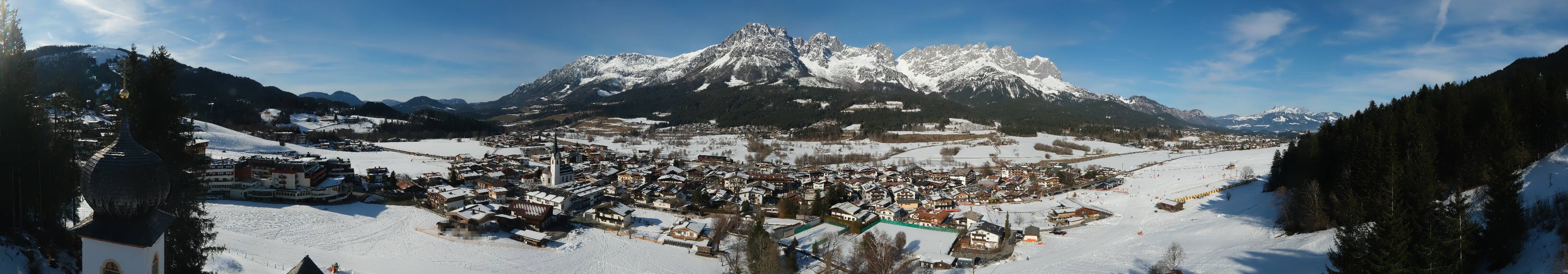 Archived image Webcam Ellmau, mountain range Wilder Kaiser