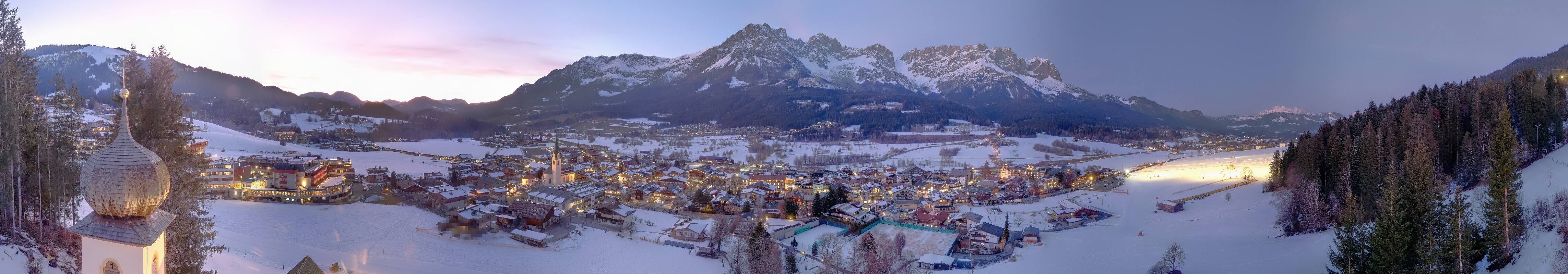 Archived image Webcam Ellmau, mountain range Wilder Kaiser