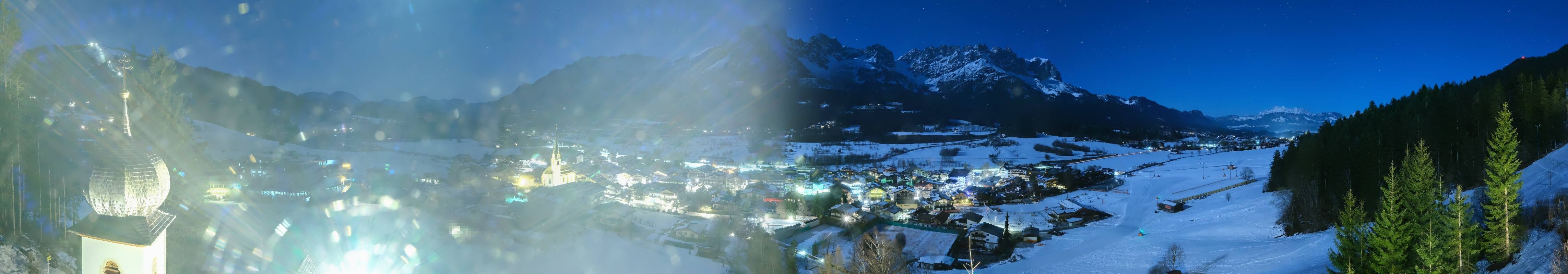 Archiv Foto Webcam Ellmau, Wilder Kaiser