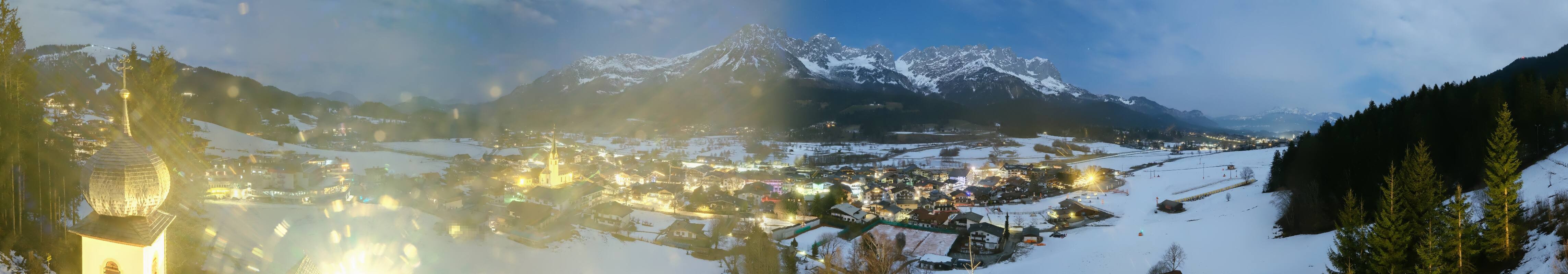 Archiv Foto Webcam Ellmau, Wilder Kaiser