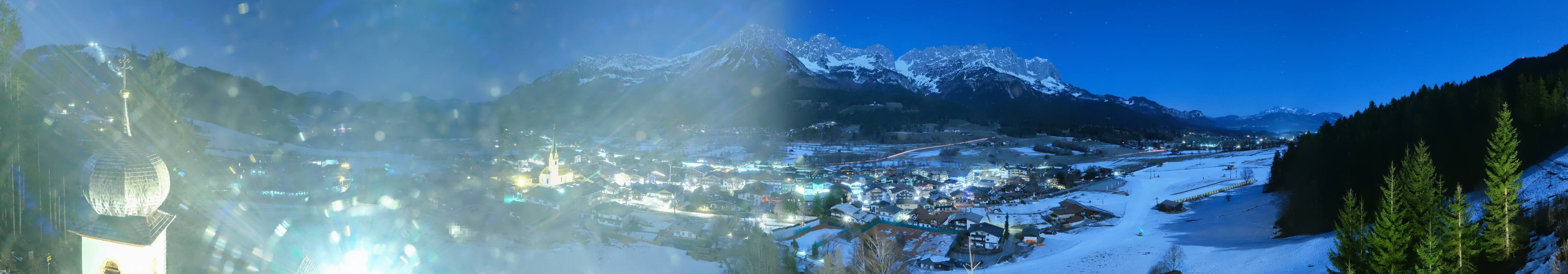 Archiv Foto Webcam Ellmau, Wilder Kaiser