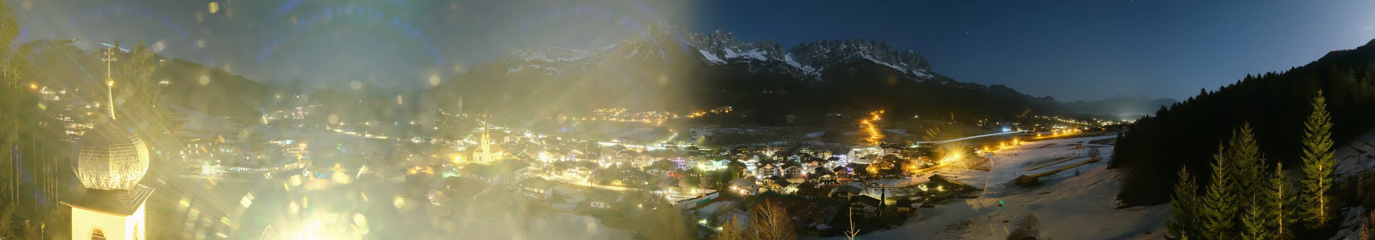 Archiv Foto Webcam Ellmau, Wilder Kaiser