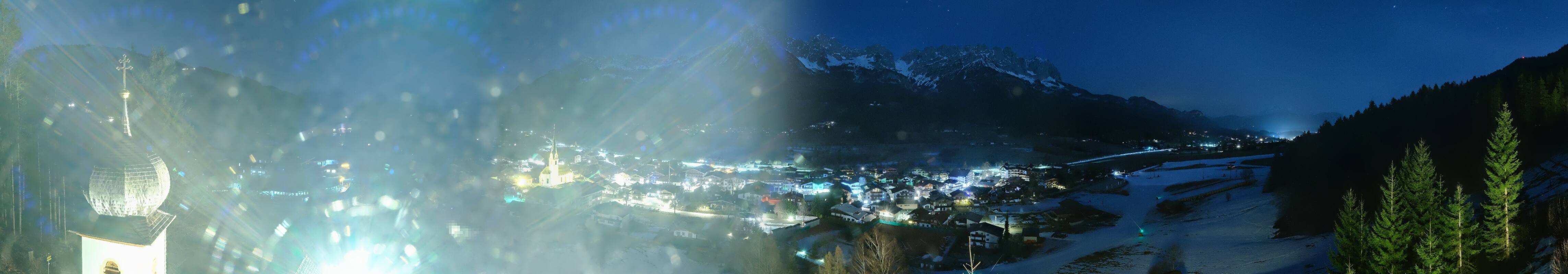 Archiv Foto Webcam Ellmau, Wilder Kaiser