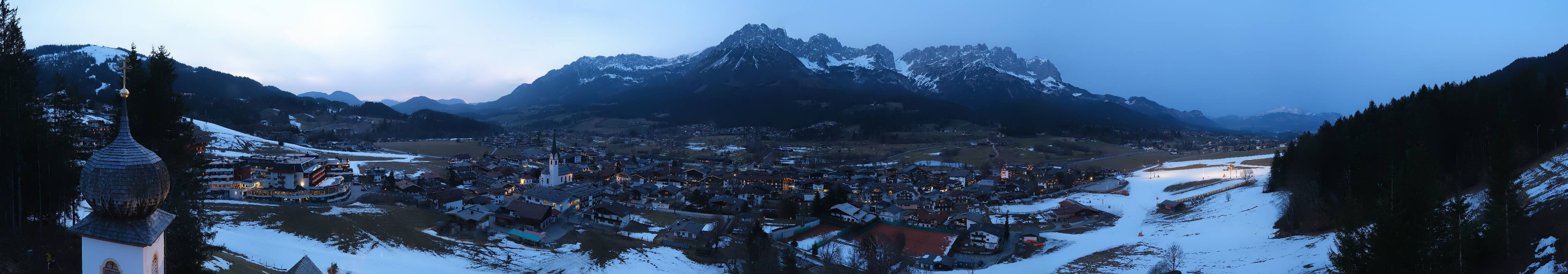 Archived image Webcam Ellmau, mountain range Wilder Kaiser