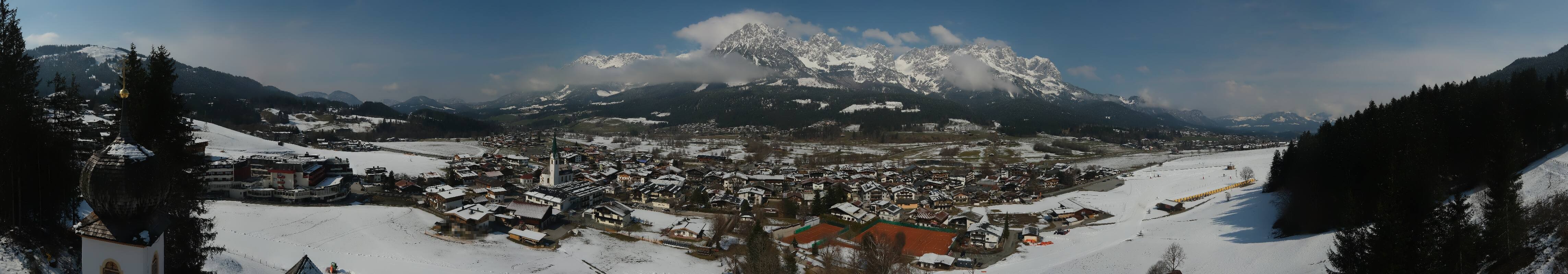 Archived image Webcam Ellmau, mountain range Wilder Kaiser