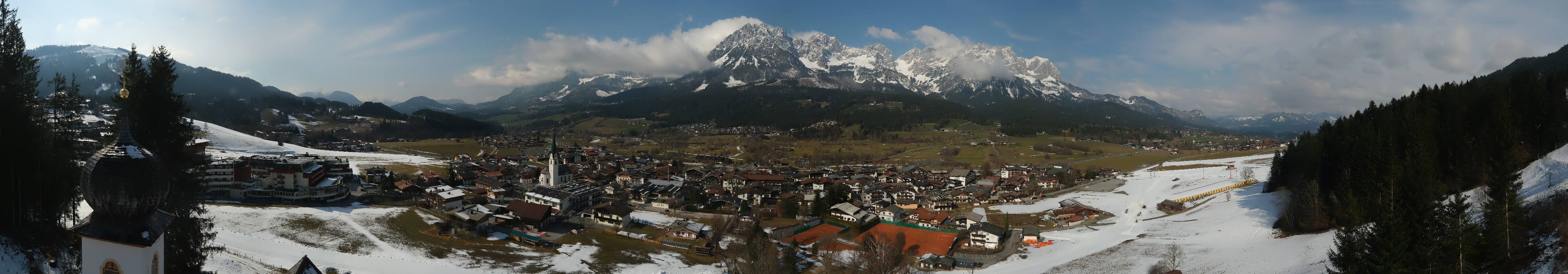 Archived image Webcam Ellmau, mountain range Wilder Kaiser