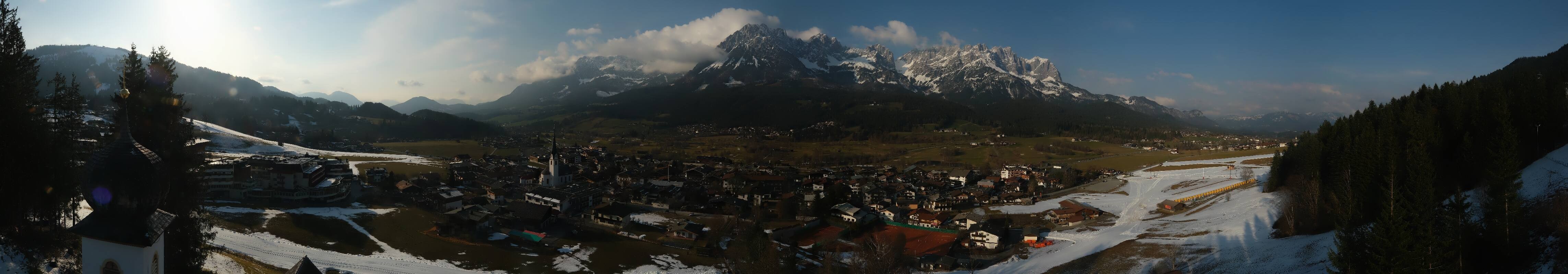 Archived image Webcam Ellmau, mountain range Wilder Kaiser
