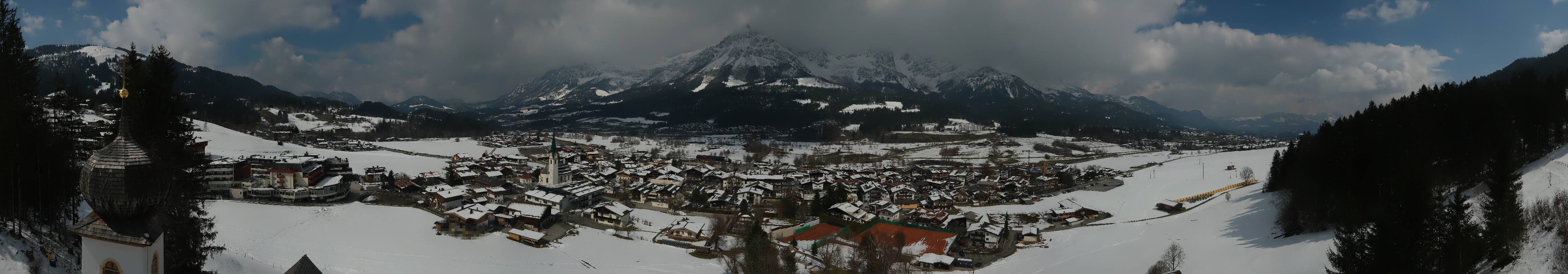 Archived image Webcam Ellmau, mountain range Wilder Kaiser