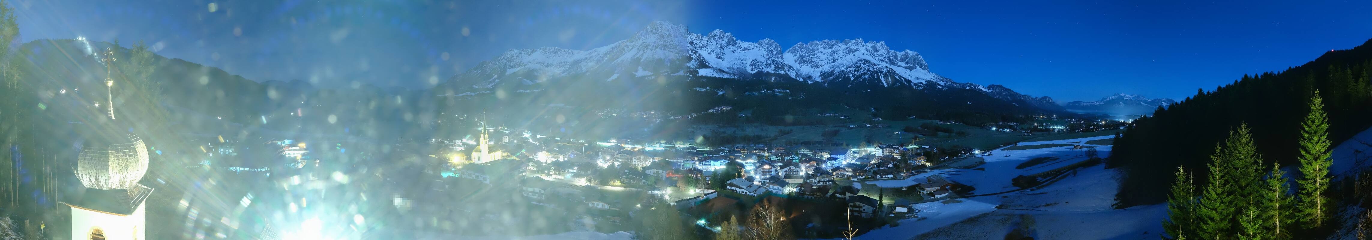 Archiv Foto Webcam Ellmau, Wilder Kaiser