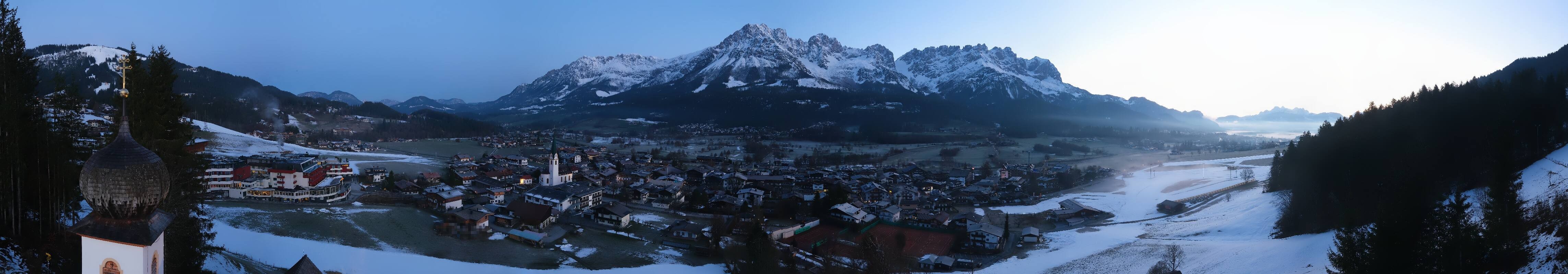 Archiv Foto Webcam Ellmau, Wilder Kaiser