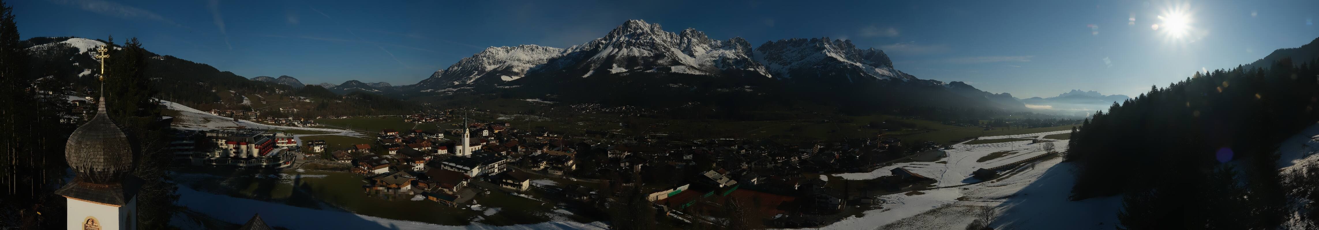 Archiv Foto Webcam Ellmau, Wilder Kaiser