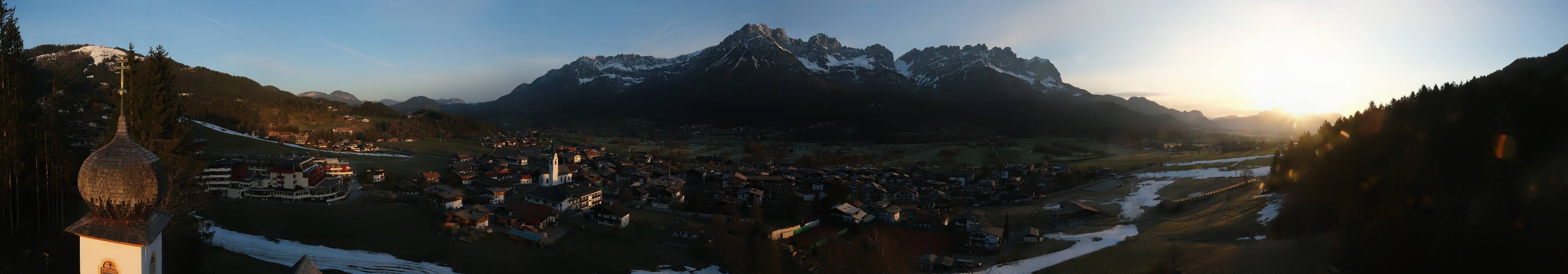 Archiv Foto Webcam Ellmau, Wilder Kaiser