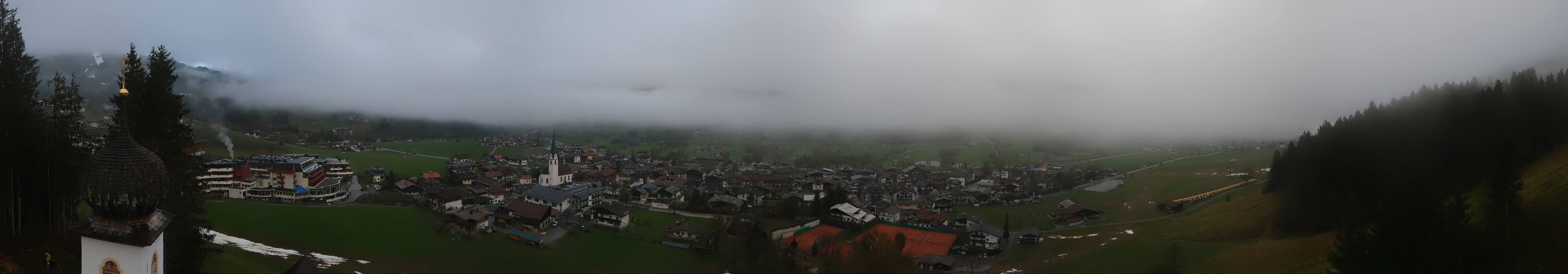 Archived image Webcam Ellmau, mountain range Wilder Kaiser