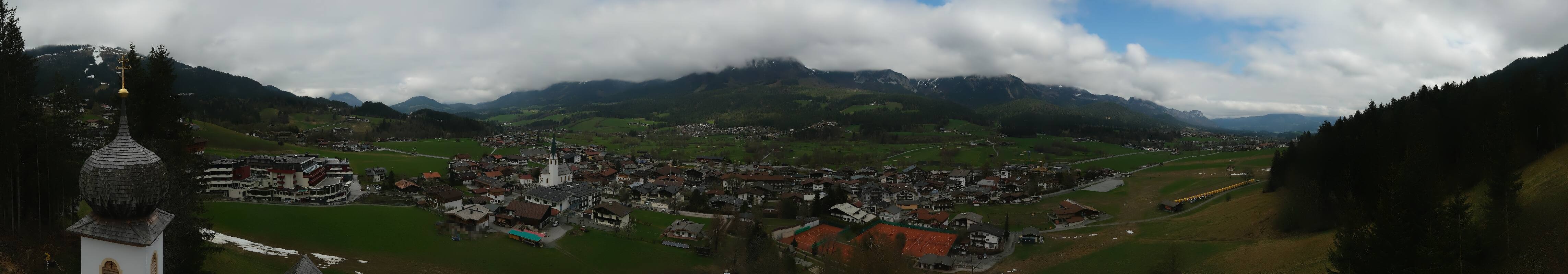 Archived image Webcam Ellmau, mountain range Wilder Kaiser