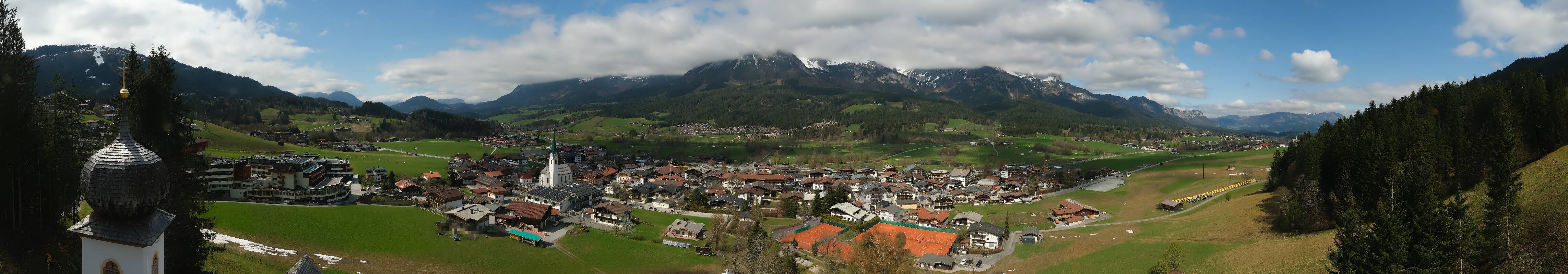Archived image Webcam Ellmau, mountain range Wilder Kaiser