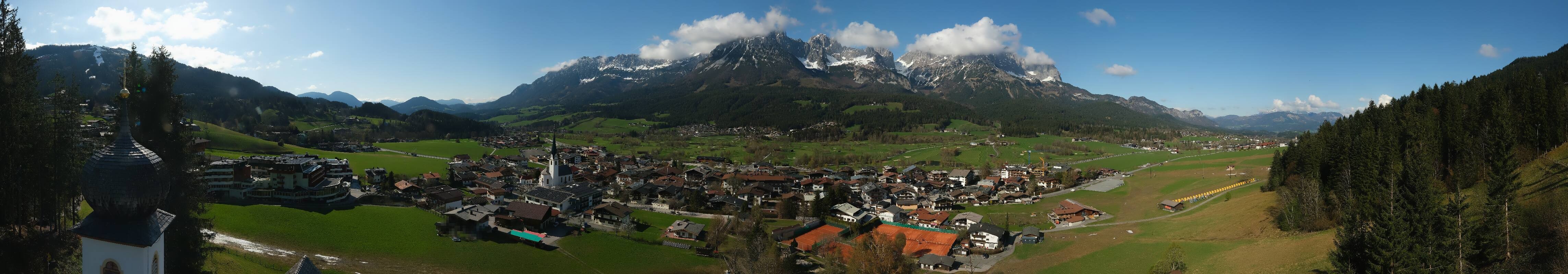 Archived image Webcam Ellmau, mountain range Wilder Kaiser