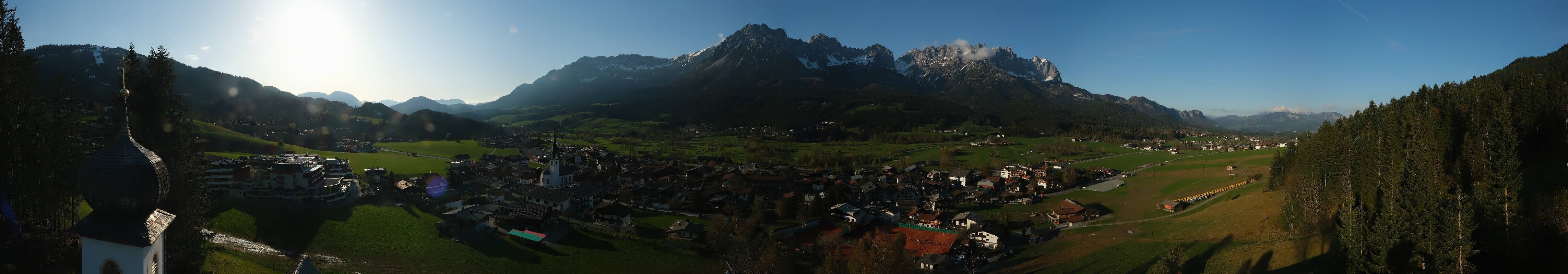 Archived image Webcam Ellmau, mountain range Wilder Kaiser