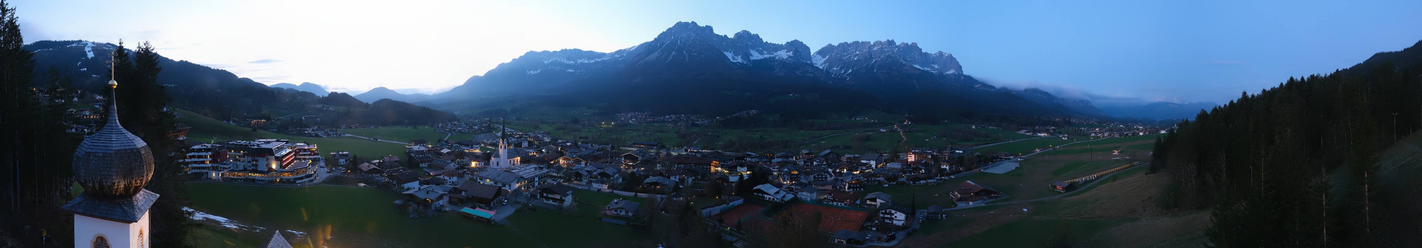 Archived image Webcam Ellmau, mountain range Wilder Kaiser