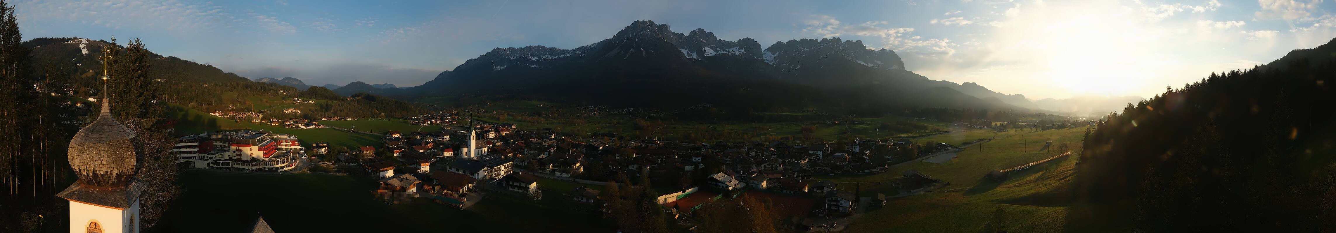 Archiv Foto Webcam Ellmau, Wilder Kaiser