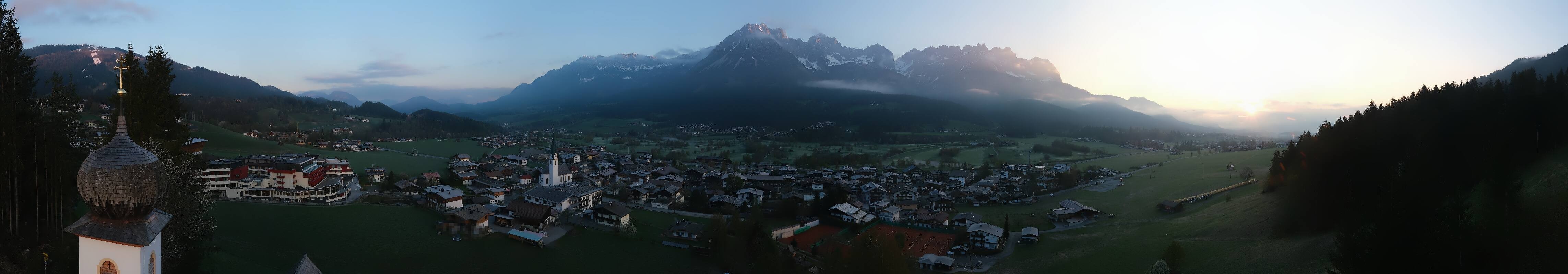 Archiv Foto Webcam Ellmau, Wilder Kaiser