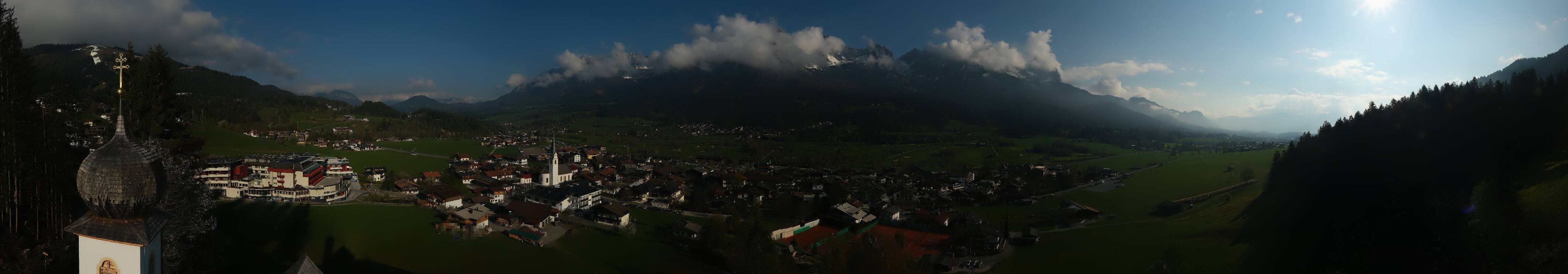 Archiv Foto Webcam Ellmau, Wilder Kaiser