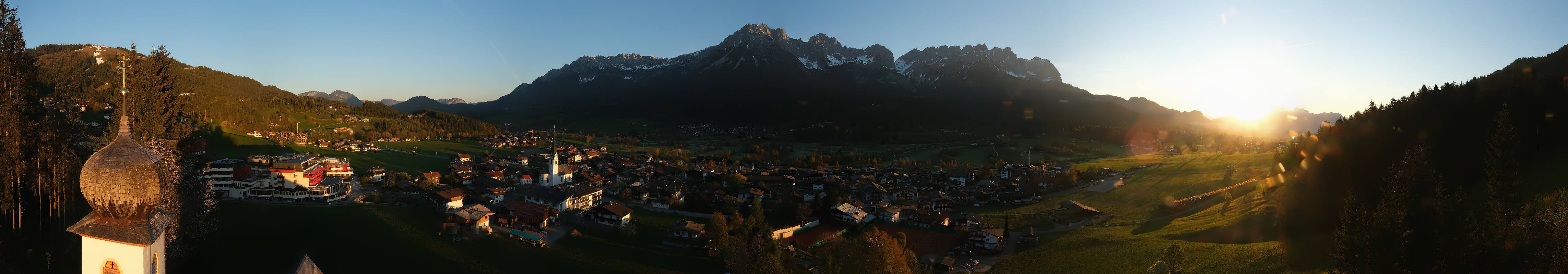 Archiv Foto Webcam Ellmau, Wilder Kaiser