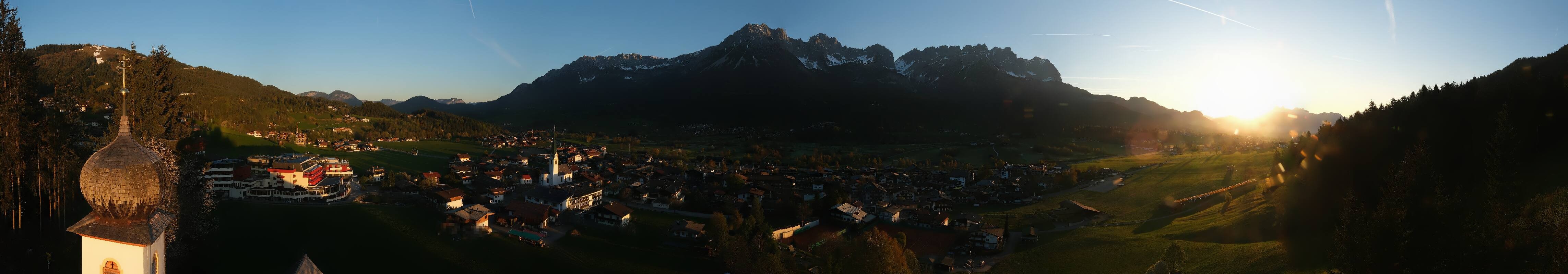 Archiv Foto Webcam Ellmau, Wilder Kaiser