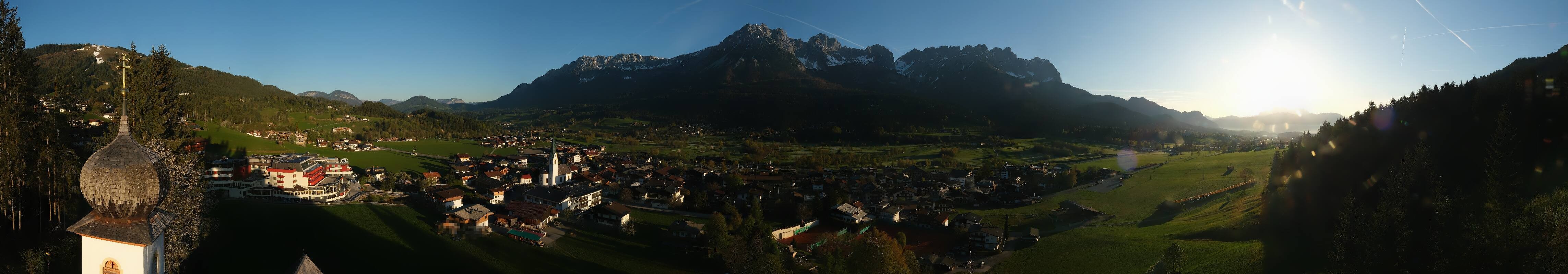 Archiv Foto Webcam Ellmau, Wilder Kaiser