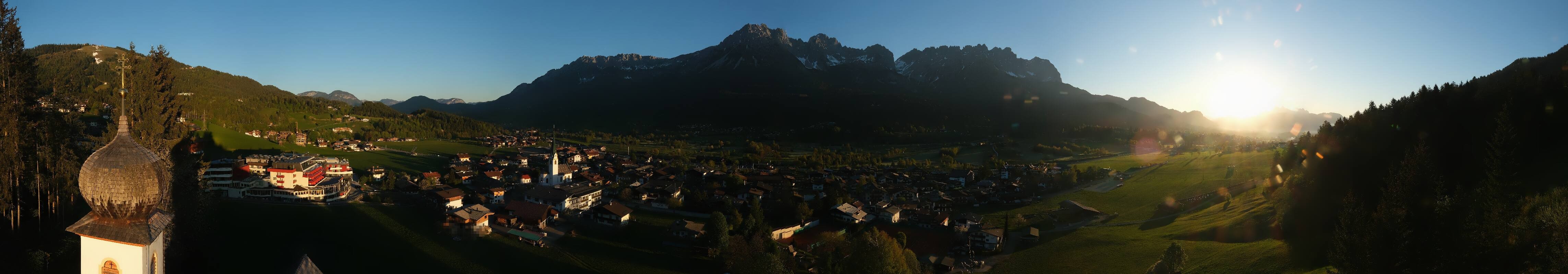 Archiv Foto Webcam Ellmau, Wilder Kaiser