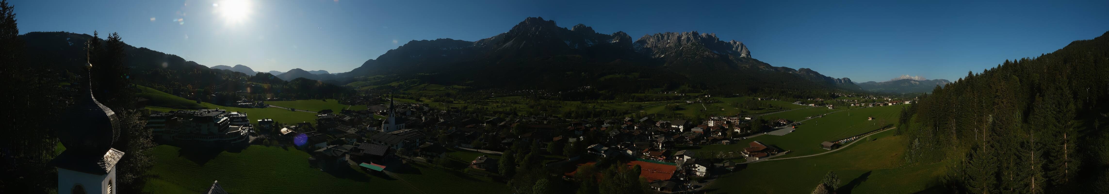 Archiv Foto Webcam Ellmau, Wilder Kaiser