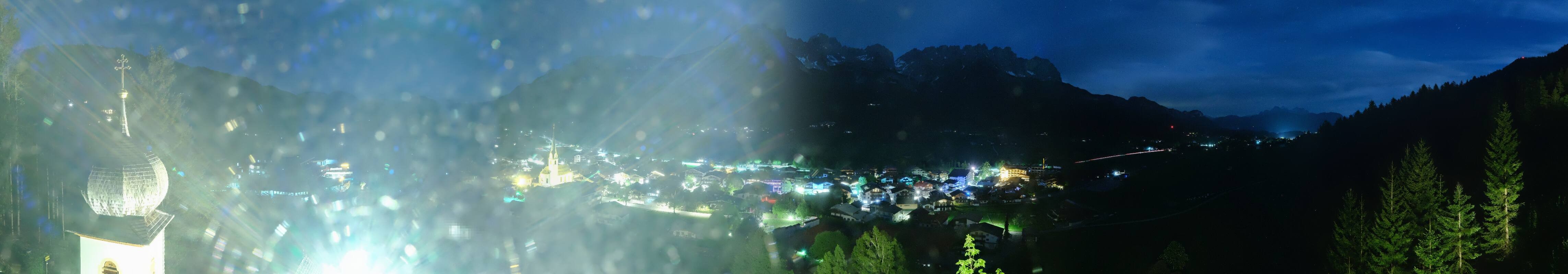 Archived image Webcam Ellmau, mountain range Wilder Kaiser