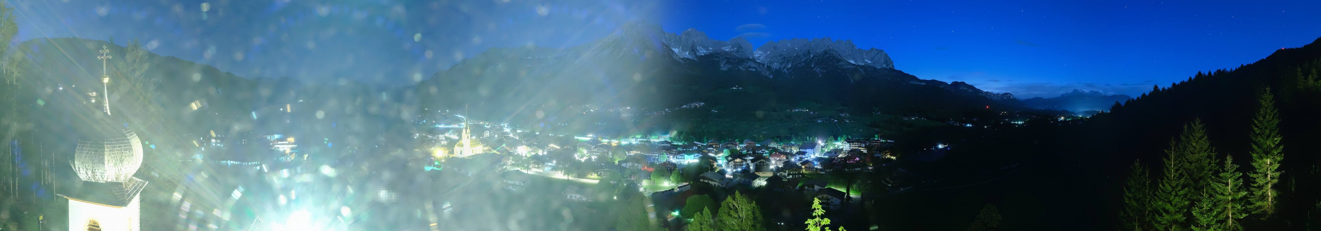 Archived image Webcam Ellmau, mountain range Wilder Kaiser