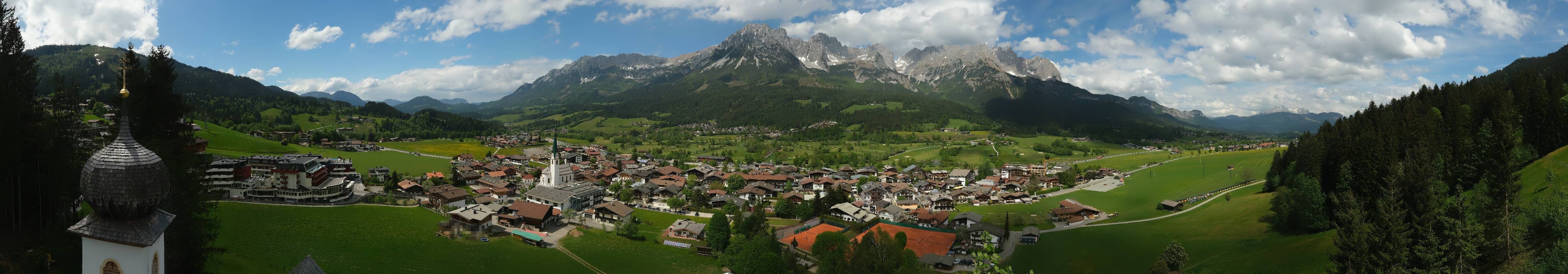 Archiv Foto Webcam Ellmau, Wilder Kaiser
