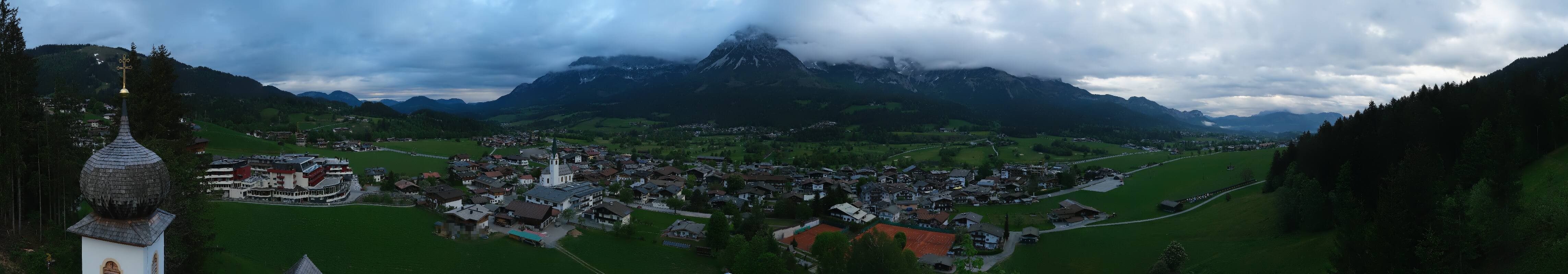 Archiv Foto Webcam Ellmau, Wilder Kaiser