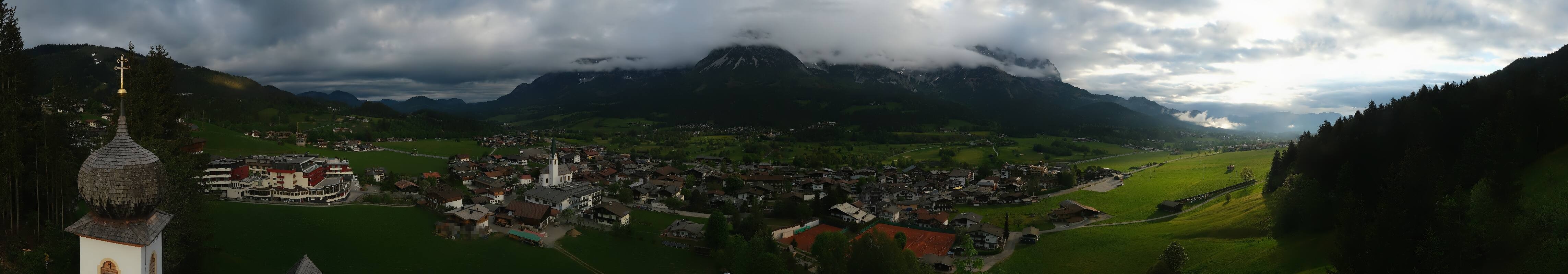 Archiv Foto Webcam Ellmau, Wilder Kaiser