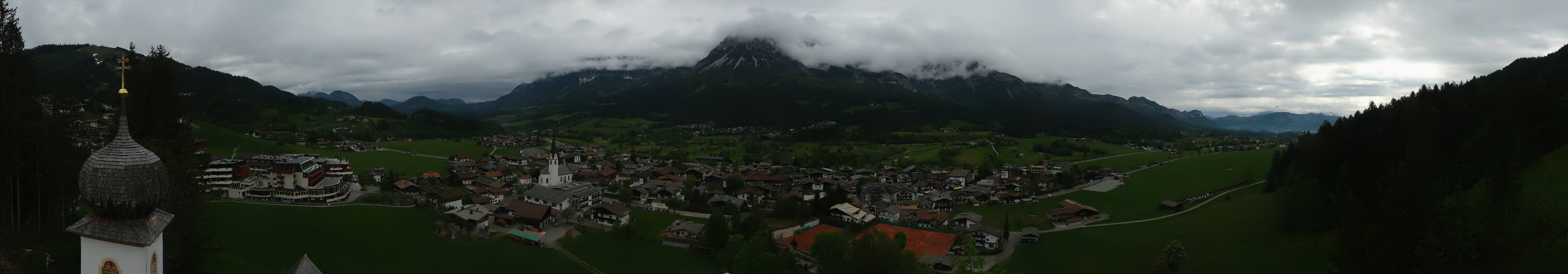 Archiv Foto Webcam Ellmau, Wilder Kaiser
